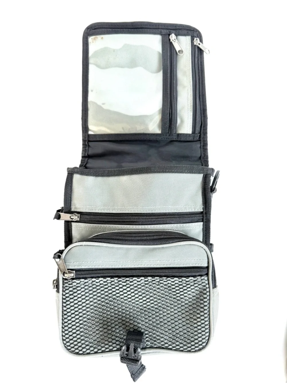 Vintage Candies Convertible Crossbody Purse Belt Bag Gray Heavy Duty Retro 9